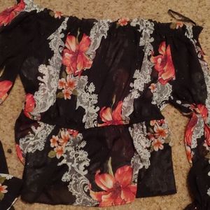 Off the shoulder crop top